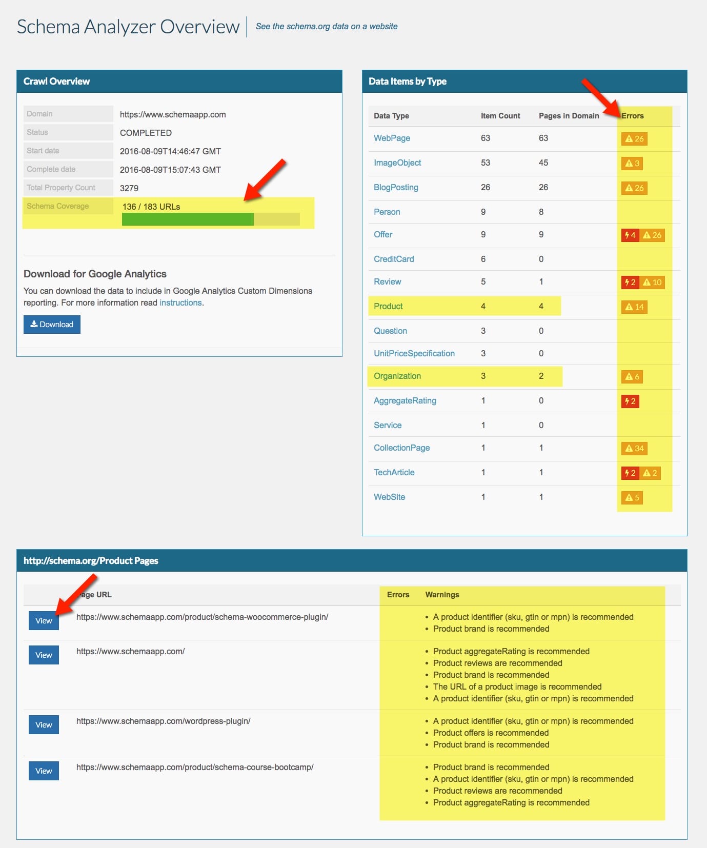 StructuredDataAnalyzerHints