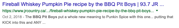 Pumpkin Pie ad
