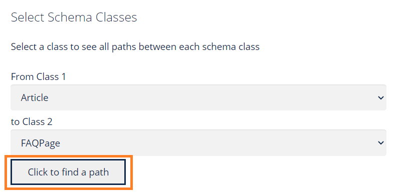 Schema Paths Article to FAQPage Find Path