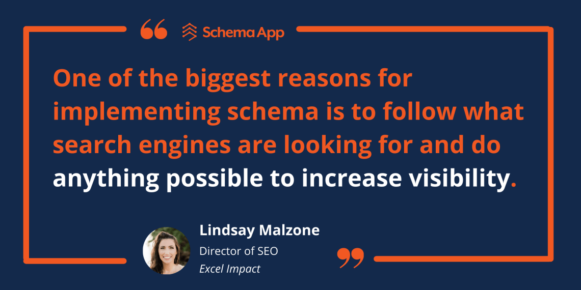 Lindsay Malzone—Biggest Reasons for Implementing Schema