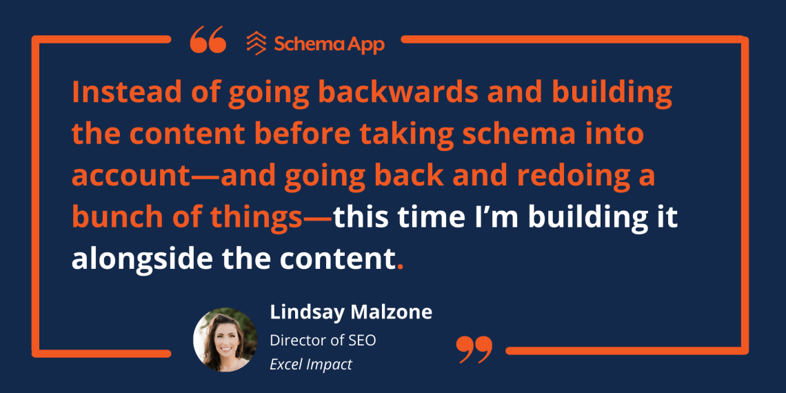Lindsay Malzone—Taking Schema Into Account