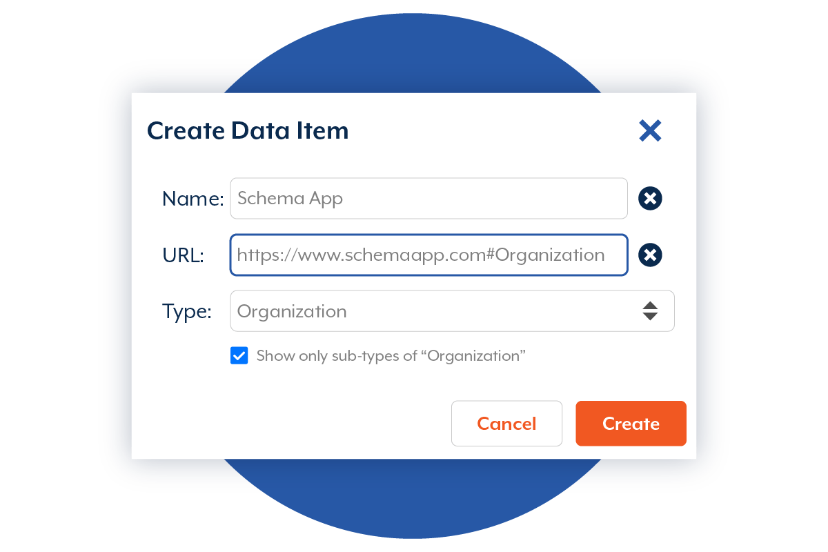 How the Schema App Editor works – Step 2 – Type in the URL that you want the Schema Markup deployed to.