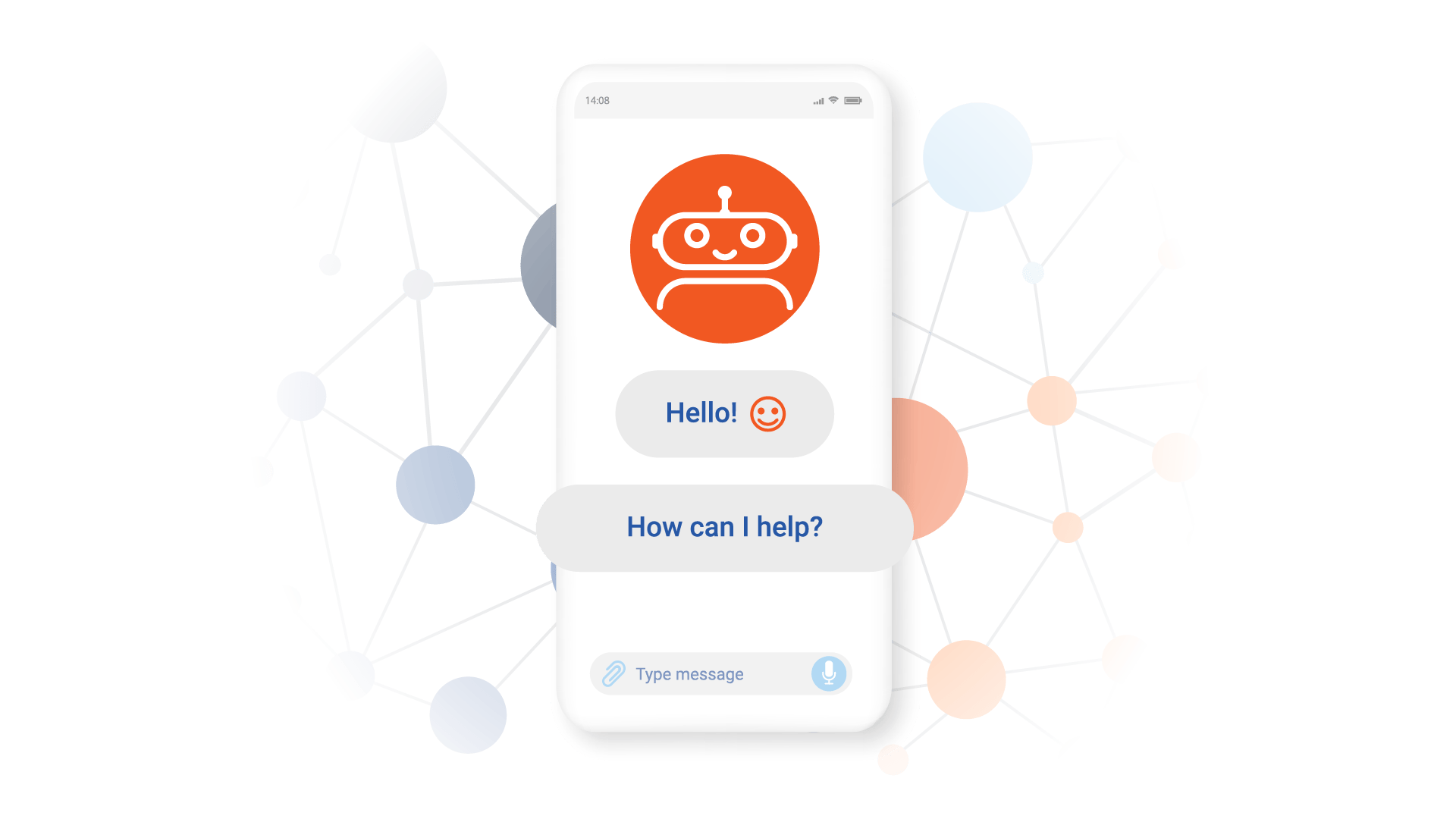 image of ai chatbot powered by an LLM