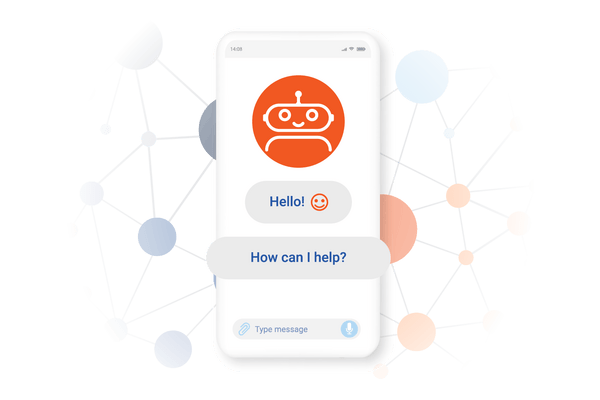 image of ai chatbot powered by an LLM