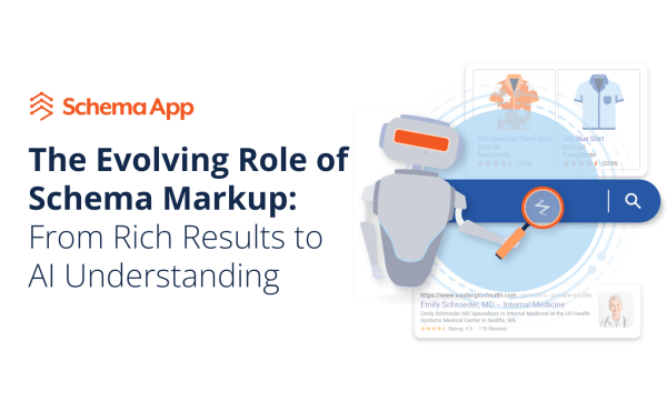 Title image with text: The Evolving Role of Schema Markup: From Rich Results to AI Understanding