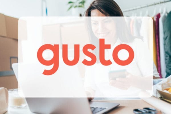 Gusto case study featured image with gusto logo