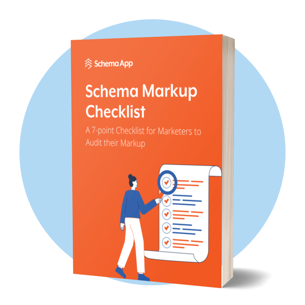 Image of Schema Markup checklist ebook cover