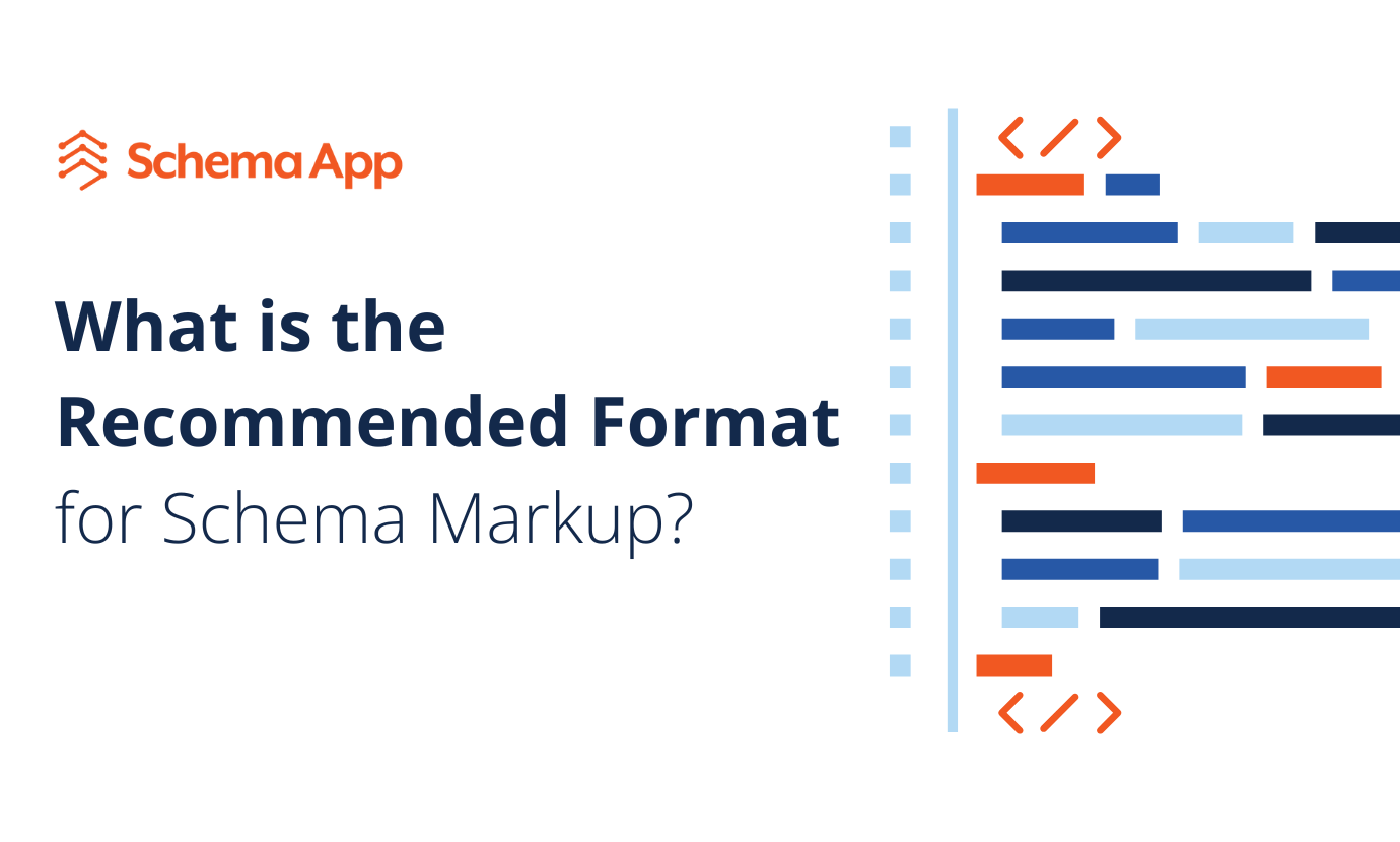 Title image: "What is the Recommended Format for Schema Markup?"