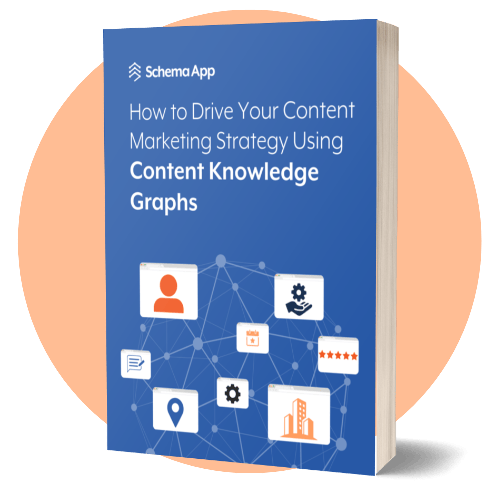 image of 'How to drive your content marketing strategy using content knowledge graphs' ebook cover