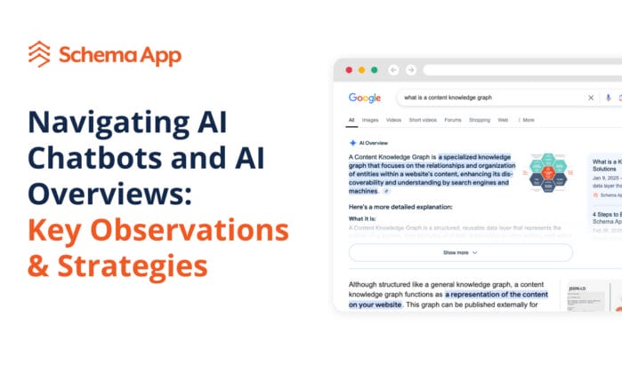 Featured image for the blog post titled "Navigating AI Chatbots and AI Overviews: Key Observations & Strategies"