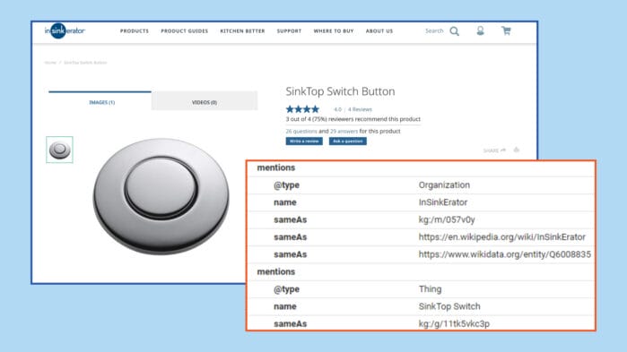 Entity Linking Example - InSinkErator Case Study