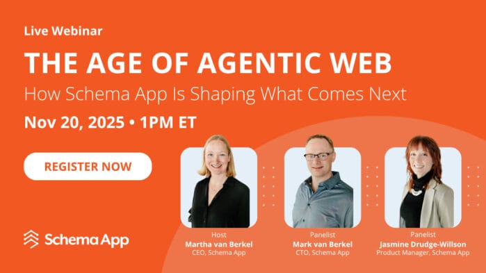 Featured image for the webinar titled "The age of agentic web"